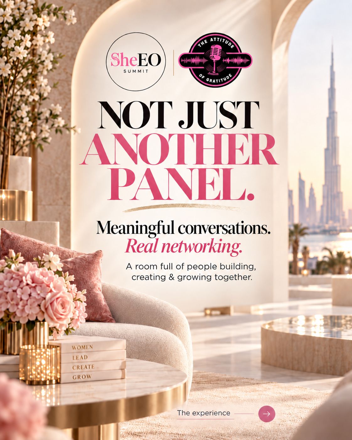 Not just another panel: meaningful conversations and real networking